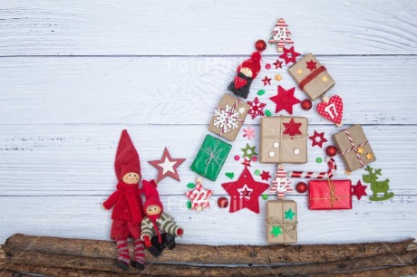 Fair Trade Photo Christmas, Christmas decoration, Colour image, Doll, Horizontal, Nature, Object, Peru, Place, Present, South America, Tree