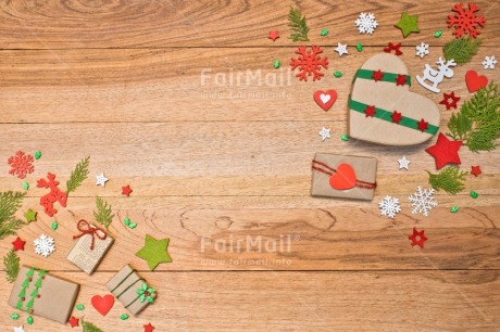 Fair Trade Photo Activity, Adjective, Celebrating, Christmas, Christmas decoration, Colour, Gift, Horizontal, Nature, Object, Present, Red, White, Wood