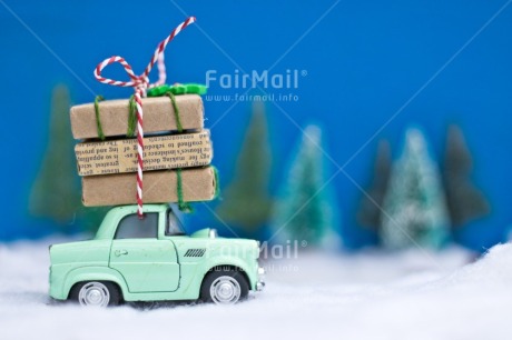 Fair Trade Photo Activity, Adjective, Blue, Car, Celebrating, Christmas, Christmas decoration, Christmas tree, Colour, Gift, Horizontal, Object, Present, Snow, Transport