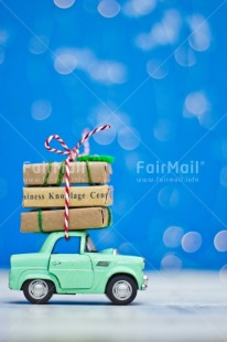 Fair Trade Photo Activity, Adjective, Blue, Car, Celebrating, Christmas, Christmas decoration, Colour, Gift, Object, Present, Transport, Vertical