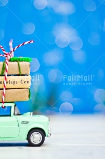 Fair Trade Photo Activity, Adjective, Blue, Car, Celebrating, Christmas, Christmas decoration, Colour, Gift, Object, Present, Transport, Vertical