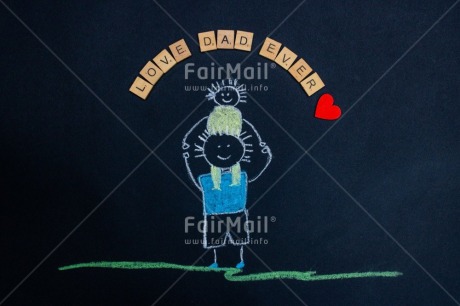 Fair Trade Photo Activity, Blackboard, Chalk, Colour, Dad, Draw, Drawing, Father, Fathers day, Heart, Letter, Object, People, Red, Text