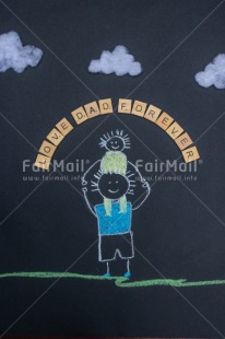 Fair Trade Photo Activity, Blackboard, Chalk, Dad, Draw, Drawing, Father, Fathers day, Letter, Object, People, Text