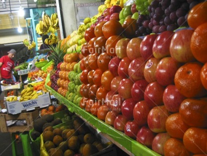 Fair Trade Photo Colour image, Day, Entrepreneurship, Food and alimentation, Fruits, Health, Horizontal, Indoor, Market, Peru, South America, Vegetables