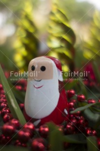 Fair Trade Photo Christmas, Closeup, Colour image, Green, Peru, Red, Santaclaus, South America, Vertical