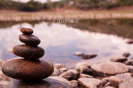 Fair Trade Photo Balance, Colour image, Day, Horizontal, Outdoor, Peru, Reflection, Rural, South America, Spirituality, Stone, Travel, Water, Wellness