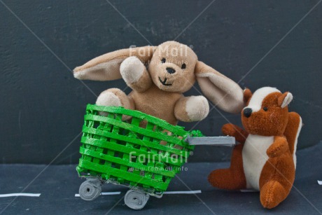 Fair Trade Photo Animals, Birthday, Bucket, Colour image, Friendship, Party, Peluche, Peru, South America, Street