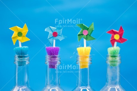 Fair Trade Photo Birthday, Blue, Bottle, Colour, Colour image, Horizontal, Object, Peru, Pinwheel, Place, South America