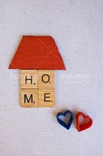 Fair Trade Photo Build, Colour, Colour image, Food and alimentation, Heart, Home, Letter, Love, Move, Nest, New home, New life, Object, Owner, Peru, Place, Red, South America, Sweet, Text, Vertical, Welcome home, White