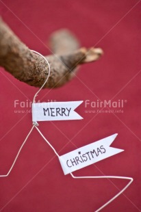 Fair Trade Photo Branch, Christmas, Christmas decoration, Colour, Colour image, Letter, Object, Peru, Place, Red, South America, Star, Text, Vertical