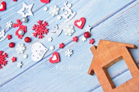 Fair Trade Photo Activity, Adjective, Animals, Blue, Celebrating, Christmas, Christmas decoration, Colour, Heart, Home, Horizontal, House, Nature, Object, Place, Present, Reindeer, Snowflake, Star, White, Wood