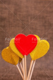 Fair Trade Photo Christmas, Christmas decoration, Colour, Heart, Object, Red