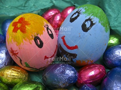 Fair Trade Photo Colour image, Colourful, Easter, Egg, Horizontal, Indoor, Multi-coloured, Peru, Smile, Smiling, South America, Studio, Sweets