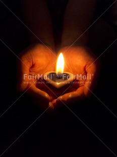 Fair Trade Photo Activity, Candle, Christmas, Colour image, Condolence-Sympathy, Flame, Giving, Hand, Heart, Indoor, Peru, South America, Spirituality, Tabletop, Vertical, Warmth