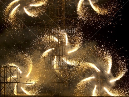 Fair Trade Photo Christmas, Colour image, Firework, Horizontal, New Year, Night, Outdoor, Peru, South America, Star