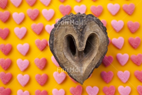 Fair Trade Photo Closeup, Colour image, Heart, Horizontal, Indoor, Love, Peru, Pink, Red, Seed, South America, Studio, Tabletop, Valentines day