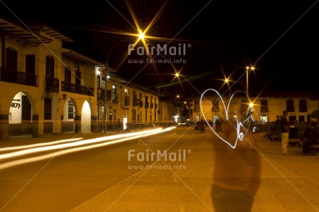 Fair Trade Photo Artistique, Colour image, Heart, Horizontal, Love, Moving, Night, Outdoor, People, Peru, South America, Star, Street, Streetlife