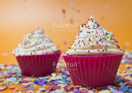 Fair Trade Photo Birthday, Cake, Colour image, Colourful, Decoration, Focus on foreground, Food and alimentation, Horizontal, Indoor, Invitation, Multi-coloured, Party, Peru, Pink, South America, Studio, Tabletop