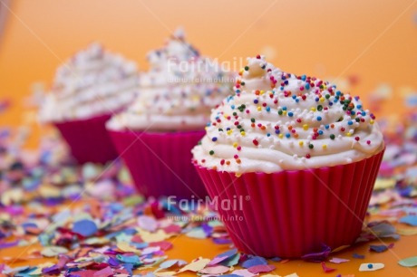 Fair Trade Photo Birthday, Cake, Colour image, Colourful, Decoration, Focus on foreground, Food and alimentation, Horizontal, Indoor, Invitation, Multi-coloured, Party, Peru, Pink, South America, Studio, Tabletop