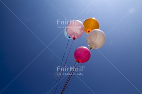 Fair Trade Photo Balloon, Birthday, Colour image, Colourful, Day, Horizontal, Invitation, Multi-coloured, Outdoor, Party, Peru, Seasons, Sky, South America, Summer