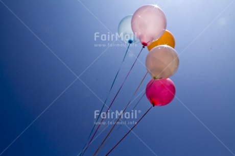 Fair Trade Photo Balloon, Birthday, Colour image, Colourful, Day, Horizontal, Invitation, Multi-coloured, Outdoor, Party, Peru, Seasons, Sky, South America, Summer