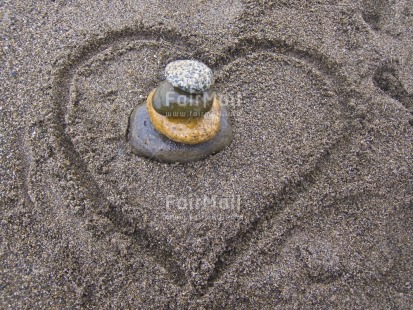 Fair Trade Photo Beach, Colour image, Condolence-Sympathy, Friendship, Heart, Horizontal, Love, Peru, Sand, Seasons, South America, Summer, Thinking of you, Wellness
