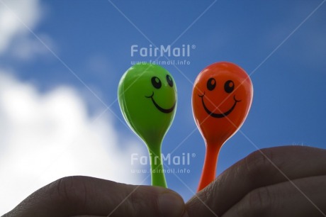 Fair Trade Photo Birthday, Blue, Clouds, Colour image, Day, Emotions, Food and alimentation, Fruits, Green, Happiness, Horizontal, Invitation, Orange, Outdoor, Party, Peru, Seasons, Sky, Smile, Smiling, South America, Summer