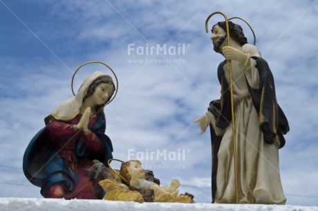 Fair Trade Photo Birth, Christianity, Christmas, Clouds, Colour image, Day, Horizontal, Jesus, Outdoor, Peru, Sky, South America