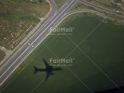 Fair Trade Photo Airplane, Europe, Green, Horizontal, Road, Shadow, Travel