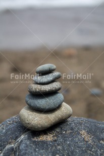 Fair Trade Photo Balance, Closeup, Colour image, Condolence-Sympathy, Day, Outdoor, Peru, Sea, South America, Stone, Vertical, Water, Wellness