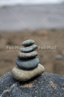 Fair Trade Photo Balance, Closeup, Colour image, Condolence-Sympathy, Day, Outdoor, Peru, Sea, South America, Stone, Vertical, Water, Wellness