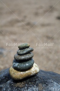 Fair Trade Photo Balance, Closeup, Colour image, Condolence-Sympathy, Day, Outdoor, Peru, Sand, Sea, South America, Stone, Vertical, Water, Wellness