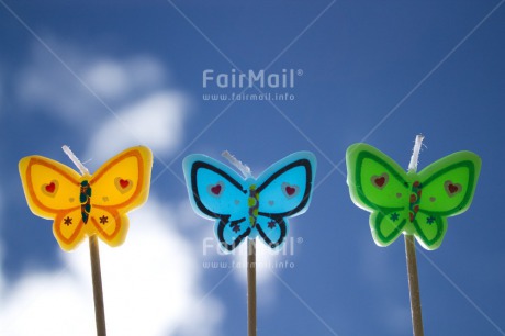 Fair Trade Photo Birthday, Blue, Butterfly, Friendship, Good luck, Horizontal, Invitation, Party, Sky, Summer