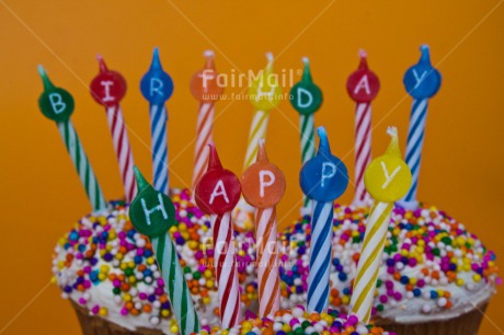 Fair Trade Photo Birthday, Cake, Candle, Colour image, Colourful, Cupcake, Horizontal, Indoor, Letter, Party, Peru, South America, Studio