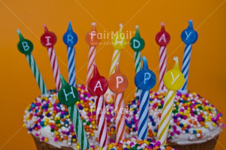 Fair Trade Photo Birthday, Cake, Candle, Colour image, Colourful, Cupcake, Horizontal, Indoor, Letter, Party, Peru, South America, Studio