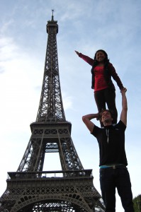 A dream come true: visiting the Eiffel tower