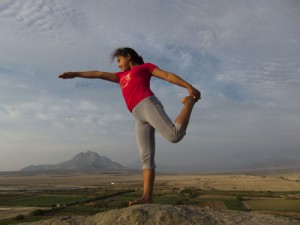 Participating yoga photograph